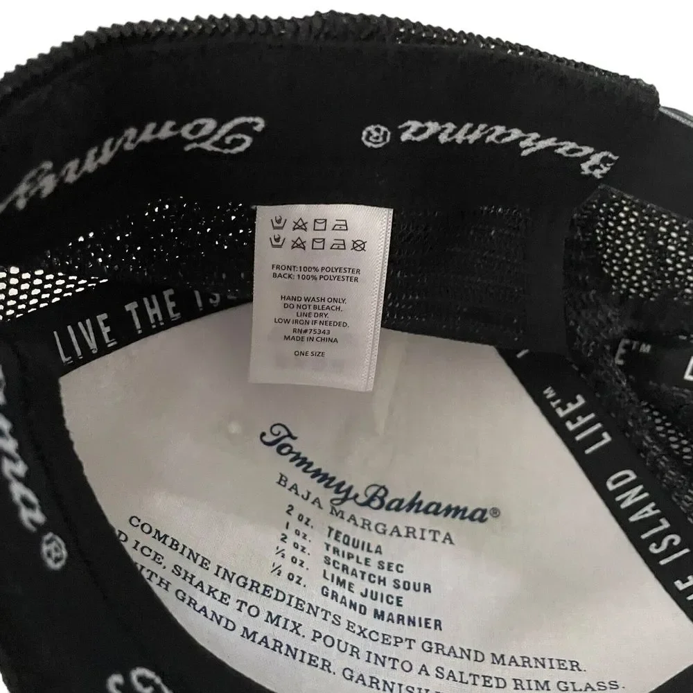 Tommy Bahama NEW Snapback Trucker Mesh Hat Tip Your Cap Lobster Baja Margarita